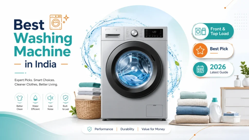 Best Washing Machine in India 2026: Front Load & Top Load Picks