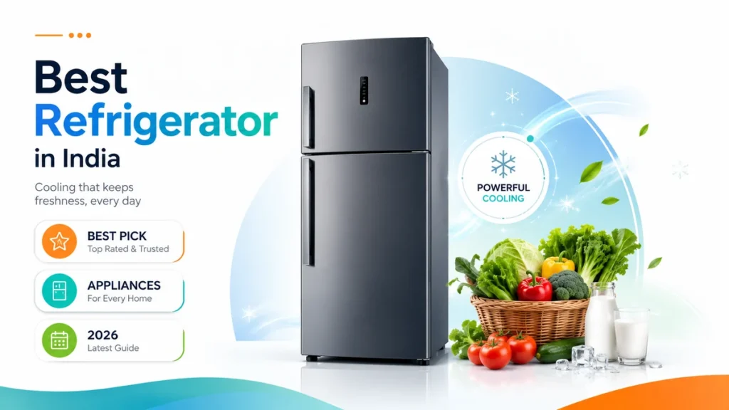 Best Refrigerator in India 2026: Top Double Door Fridge Picks